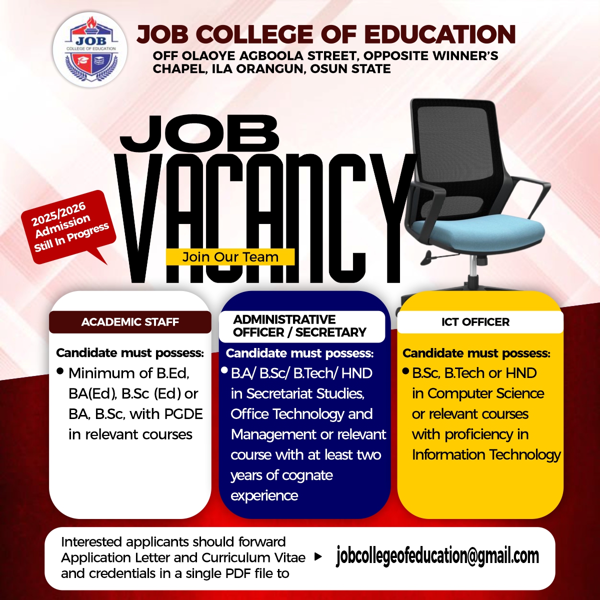 Job Vacancy